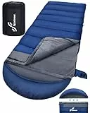 Schlafsack, Schlafsack 0 Grad XXL Schlafsack 230 x 90CM– Winterschlafsackmit Abnehmbarer Kapuze und weichem Kristallsamt-Futter，Schlafsack Erwachsene Winterschlafsack für kaltes Wetter