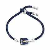 Herzengel Kinderarmband Jungen Edelstahl mit Emaille Pilot