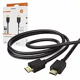 Hama HDMI Kabel 3 Meter Ultra High Speed (Monitorkabel 4K / 8K, 48 Gbit/s, UHD Bildschirmkabel mit eARC, Ethernet, HDR, Knickschutz, 120 Hz/60 Hz) 3m