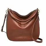 Fossil Tasche für Frauen Jolie, Eco Leder/Polyurethan Trim Hobo braun 30,48 cm L x 12,7 cm B x 33,02 cm H ZB1434200