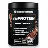 SoProtein Whey Complex Protein Pulver - Schokoladen-Geschmack - 690g - 22g Protein pro Portion - ideal zum Muskelaufbau, perfekte Löslichkeit - in Deutschland produziert & laborgeprüft