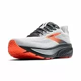 Brooks Men’s Ghost 17 Neutral Running Shoe, Oyster Mushroom/Orange/Ebony, 46 EU