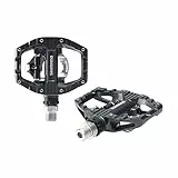 Shimano PD-EH500, SPD-Fahrradpedale, Klampen-Set inklusive, Mountainbike, zweiseitige Plattform, Metall