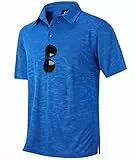 igeekwell Poloshirt Herren Kurzarm Sommer Polohemd Atmungsaktiv T Shirt Golf Activewear Casual Einfarbig Sport Outdoor Tennis