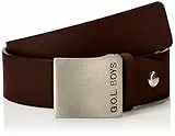 G.O.L. Jungen Echt Ledergürtel Gürtel, Braun (Brown 4), 60