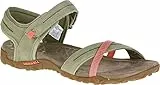 Merrell Damen Terran Cross Ii Flat Sandalen, Elfenbein (Putty), 40 EU