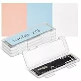 4er-Pack transparente Kunststoff-Schutzhülle für M.2-SSDs – passend für 2280, 2260, 2242, 2230 NVMe – individuelle, antistatische und stoßfeste Aufbewahrungsbox mit Etikett