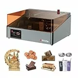 ORTUR R2 Lasergravierer - 10W Geschlossener Laser Graviermaschine Laser cutter Mit Kamera und Farb-Touchscreen, Offline-Steuerung über App,Gravurwerkzeug für Metall/Holz/Lede
