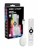 STRONG LEAP-Neve 4K UHD Google TV Streaming Stick Mit Integriertem Google Cast, 2GB RAM + 8GB Flash-Speicher, WLAN 6, Android 12, Ethernet-Anschluss, Dolby Vision & Dolby Audio - Weiß