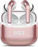 FAMOO Bluetooth Kopfhörer, In Ear Kopfhörer Kabellos Bluetooth 5.3, 2025 Letzte Kabellose Kopfhörer Noise Cancelling Earbuds mit 4 ENC Mic, LED-Anzeige, 52H Tiefer Bass, IP7 wasserdichte Ohrhörer