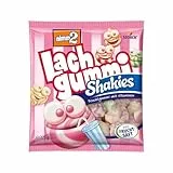 nimm2 Lachgummi Shakies – 1 x 225 g – Fruchtgummis mit Fruchtsaft, Vitaminen und Milch – Süßigkeit in sechs Geschmacksrichtungen