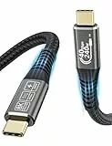 CAKOBLE USB C Kabel auf USB C 0.5m,USB4 Kabel mit Thunderbolt 4 Kabel, 40 Gbps Datenübertragung, 240W 48V/5A Schnellladekabel,8K @ 60Hz Videokabel für MacBook, Docking Station, SSD