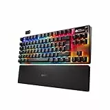 SteelSeries Apex Pro TKL Wireless Gen 3 - Wireless Gaming Keyboard - Adjustable Actuation Hall Effect Switches; Game-Ready Presets - Rapid Trigger, Protection Mode, Rapid Tap/SOC - German QWERTZ