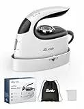 Sundu Reisebügeleisen, Steamer Dampfglätter, 2 in 1 Dampfbügeleisen Reise,5 Bügelmodi für Verschiedene Stoffe, Dampfleistung bis zu 30g/min, Arretierbarer Sockel, Intelligente Temperaturregelung Steam