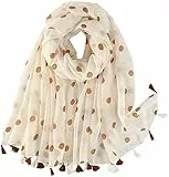 MAIRY Schal Damen Sommer Stola Sommer Schal Damen Tücher Damen Elegant Scarf Bandana Warmer Leicht Schals Tücher Stolen für den Winter Mädchen Geschenke für Paare M578