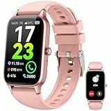 Smartwatch Herren Damen, 1,57' HD Fitnessuhr Herren mit Telefonfunktion, Wasserdicht Aktivitätstracker 110+ Sportmodi, Fitness Tracker mit Herzfrequenz Schlafmonitor Schrittzähler, Android iOS