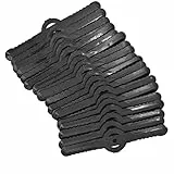 Skyzone 20 Stück Kunststoff-Rasentrimmer-Sägeblätter, 139 mm Rasenmäher-Sägeblätter Gartenmäher-Ersatzteile für kabellose Trimmer-Schneidblätter (Schwarz)