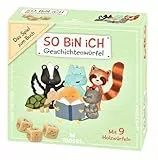 moses. So bin ich Geschichtenwürfel, kreatives Würfelspiel zum Kinderbuch von Marisa Hart, Kinderspiel mit extra großen Würfeln, Erzählspiel für Kinder ab 6 Jahren, Yellow