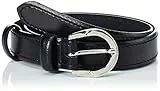 G.O.L. Mädchen Ledergürtel Gürtel, Schwarz (Black 2), (Herstellergröße:85)