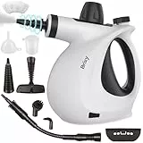 Brixy Dampfreiniger - Handdampfreiniger - Fleckenreiniger - Boden, Badezimmer, Küche - Teppichreiniger - 1050w