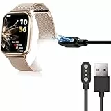 Blueshaweu Ladekabel Kompatibel mit SLOKSFil Smartwatch Damen 1.83' G91, Kabel Ladegerät Ladestaion Kompatibel für Loekneue G91/ SLOKSFil G91 Smartwatch (schwarz)