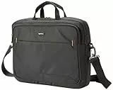 Amazon Basics kompakte Laptoptasche, Umhängetasche/Tragetasche mit Taschen zur Aufbewahrung von Zubehör, für Laptops bis zu (17,3 Zoll - 44 cm), Schwarz, 1 Stück