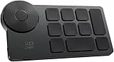 XPPen ACK05 Shortcut-Tastatur für Grafiktablett Grafikdisplay, Editing Controller für Illustration, Foto- & Videobearbeitung, Videoschnitt Remote, Mac/Windows, Adobe Photoshop