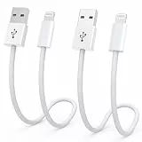 iPhone Ladekabel Kurz, Apple Ladekabel 2Pack 30CM, Lightning Kabel MFi-Zertifiziert Schnellladekabel für iPhone 14 13 12 11 Pro/Pro Max/Mini, XR XS Max X, 8 7 6 6s Plus, 5s 5 SE
