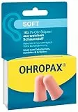 OHROPAX Soft Ohrstöpsel – IN-Ohr-Stöpsel aus weichem Schaumstoff – besonders unauffällig und bequem – Schalldämmwert SNR 31 dB – ideal zum Entspannen, Schlafen und Arbeiten – 10 Stück