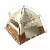 Tiny Tent - 1:12 Scale Miniature Camping , Photography Props for Pretend Play, Lightweight Foldable Design, Realistic Outdoor Look, Toy Display Kit for Boys Girls Pretend Play Home Outdoor Garden