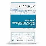 Muskelrelaxans – 60 Tabletten für Muskelentspannung & Regeneration – Magnesium Tabletten gegen Muskelkrämpfe & Muskelverspannungen – Mit Selen, Kupfer & B-Vitamine - GRANIONS