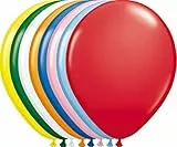 Folat Bunte einfarbige Luftballons 50er Pack