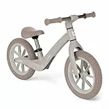 KikkaBoo Laufrad ab 3 Jahre LANSER, Ultraleichtes Balance Bike, 12 Zoll, Verstellbarer Sitz, Fahrrad für Kleinkinder 3-6 Jahre, Beige