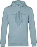 minifan Bio Natur Pullover: Eisberg - Outdoor Kapuzenpullover - Geschenk für Wanderer - Bergsteiger Outdoor Ausrüstung Klimawandel - Kletter Pullover - Ski Pulli - Unisex Hoodie (XXL)
