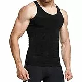 Tofox Unterhemd Herren verstecken Mann Kompression Shirt Weste Männer Shapewear Flatten Ganze Abdomen