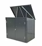 tepro Universalbox Store Midi, anthrazit, Maße: 157,5 x 105 x 134 cm