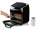 Digitale 10 Liter Heißluftfritteuse Mini Backofen mit Rotierkorb, 1800 Watt
