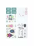 Paladone Squid Game Gadget Aufkleber für Laptop und Handyhülle – Offiziell lizenzierte wasserdichte Vinyl-Aufkleber für Geräte für alle Altersgruppen, Gaming und Anime-Geschenkzubehör für Serienfans