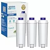 GOLDEN ICEPURE Wasserfilter Kaffeevollautomat Kompatibel mit De'Longhi DLSC002, SER3017 & 5513292811, ECAM, ESAM, ETAM, BCO, EC-Serie,3 stück