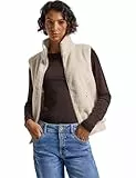 Street One Damen 2200585 Teddy-Weste mit Strickdetail, Soft Fawn beige, 40