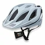 KED Spiri II Trend Allround Fahrradhelm Mit LED Licht Und Reflektor, Optimierter Belüftung, Insektenschutznetz Und K-FIT System | Farbe: Dusty Mint Matt | Größe: 52-58 (M)