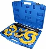 BRILLIANT TOOLS BT651200 Federspanner-Satz, 15-tlg, mit Kunststoff-Schutzeinlagen [Powered by KS TOOLS], 4042146780954, Gelb