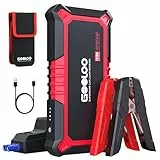 GOOLOO GP2000 Starthilfe Powerbank für Pkw, 2000A Supersafe Auto Starthilfe Powerbank für 12V (Bis zu 8.0L Benzin & 6.0L Diesel), Booster Autobatterie mit USB-Schnellladung, Starthilfekabel und LED