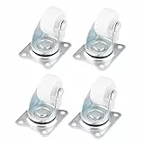 nobrands Swivels Caster-4 Pcs Universal Caster 1 Zoll Rad White Roller Furniture Swivels Caster