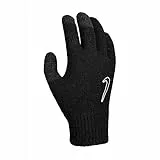 Nike Unisex – Kinder YA Knitted Tech and Grip 2.0 Handschuhe, Schwarz, L/XL