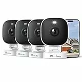 VIMTAG 2,5K Überwachungskamera Aussen, 5GHz WLAN Kamera Outdoor,Aussenkamera,Farbige Nachtsicht,Tag&Nacht PIR- Bewegungserkennung&7 * 24H Automatische Aufnahme,2-Wege-Audio,Alexa,Cloud/SD Card(4PCS)