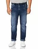 Timezone Herren Regular Gerrittz Jeans, Light Royal Wash, 32W / 32L EU