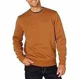 Amazon Essentials Herren Fleece-Sweatshirt mit Rundhalsausschnitt (erhältlich in Big & Tall), Muskat, XL