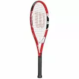 Wilson Damen/Herren-Tennisschläger, Anfänger, Federer, Griffstärke 3, Aluminium, Rot/Schwarz, WRT30480U3