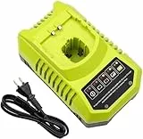 4A P117 Ersatz Ladegerät für Ryobi 18V Kompatibel mit Ryobi Ladegerät 12V-18V One+ Lithium NiCad NiMh Akku P102 P108 P189 P197 P103 P105 P107 P190 P191 PBP002 PBP005